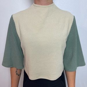 S Two Toned Waffle T-shirt